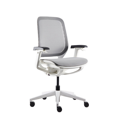 GT Chair NEOSEAT White Mid Back Ergo Swivel Staff Office Chair