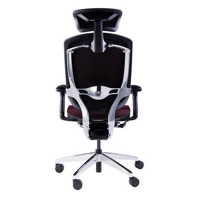 Adjustable Lumbar Support Armrest Sliding Seat Headrest Swivel Office Chairs