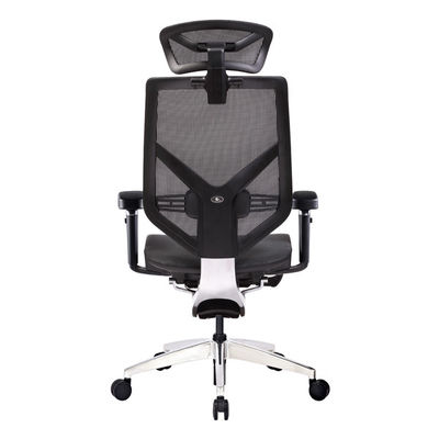 Aluminum Backrest Height Adjustable 3D Headrest 5D Armrest Mesh Back Office Chairs